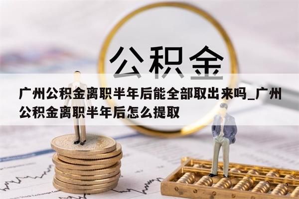 广州公积金离职半年后能全部取出来吗_广州公积金离职半年后怎么提取